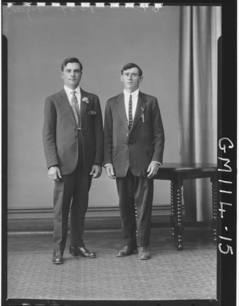 PORTRAIT OF TWO MEN, SEGICH