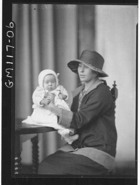 PORTRAIT OF WOMAN AND BABY, RUNDLE