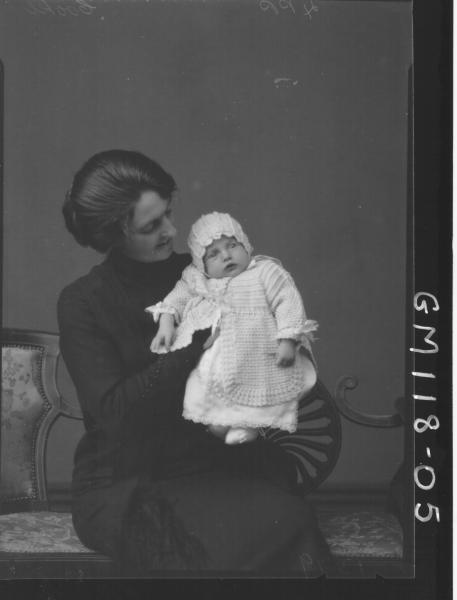 PORTRAIT OF WOMAN AND BABY, COOK