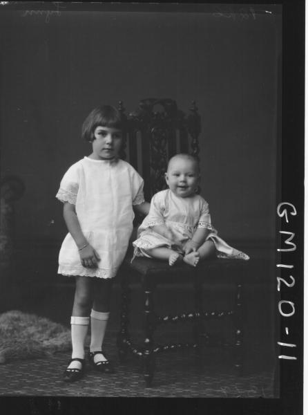PORTRAIT OF TWO CHILDREN, 'LYNN'