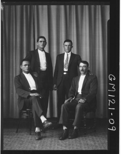 PORTRAIT OF FOUR MEN, 'GRQURCO'