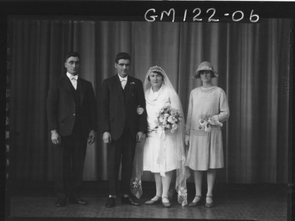 PORTRAIT OF WEDDING GROUP, 'DAVEY'