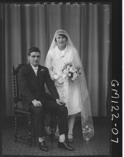 PORTRAIT OF BRIDE AND GROOM, 'DAVEY'