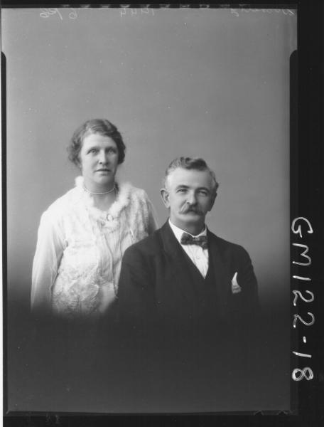 Portrait of man and woman 'Doherty'