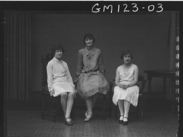 Portrait of three women 'Fairbanks'