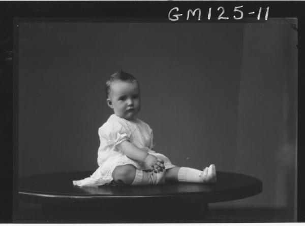 Portrait of baby 'Jessop'