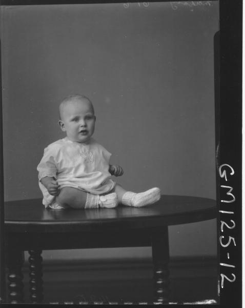 Portrait of baby 'McCahon'