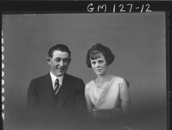 Portrait of man and woman 'McGrath'