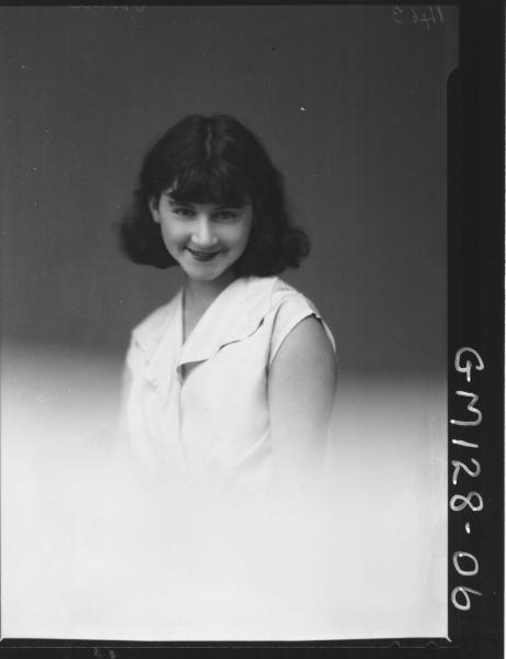 Portrait of copy of girl 'Irvine'