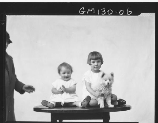 Portrait of two children 'Brown'