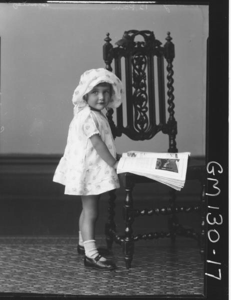 Portrait of child 'Bromley'