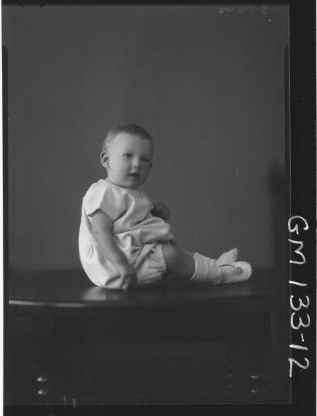 Portrait of baby 'Beresford'