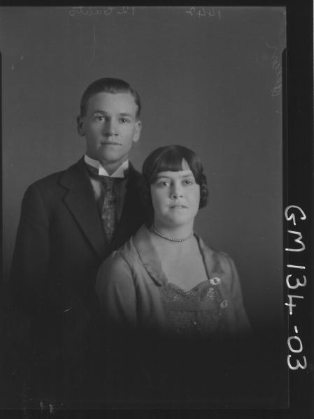 Portait of man and woman 'Allan'