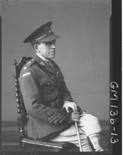 Portrait of army officer 'Fairley'