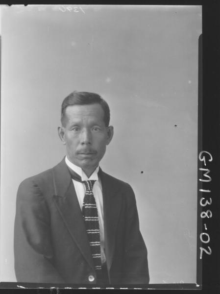 Portrait of Japanese man 'Yeoh'