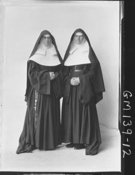 Portrait of two nuns '?'
