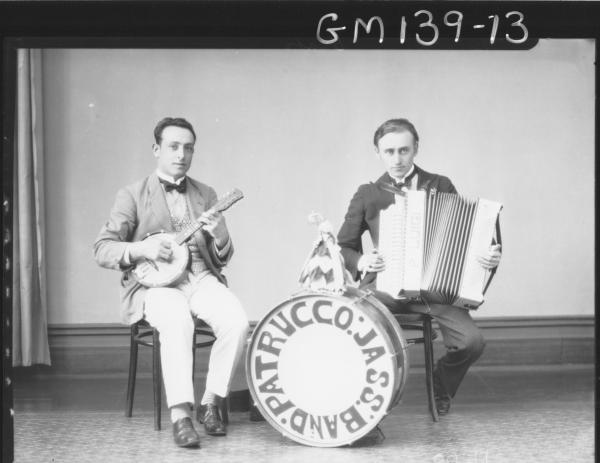 Two men in Patrucco Jazz Band 'Nicola'