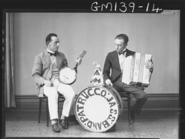 Two men in Patrucco Jazz Band 'Nicola'