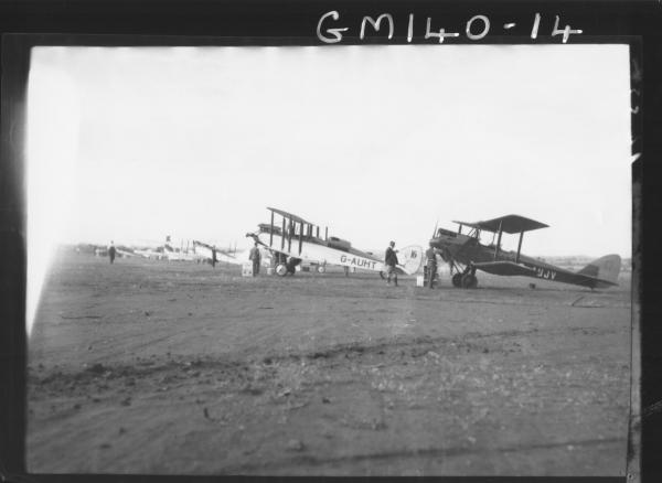 Aeroplanes on airfield