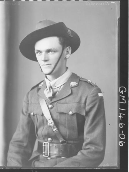 Portrait of soldier 'Burnett'