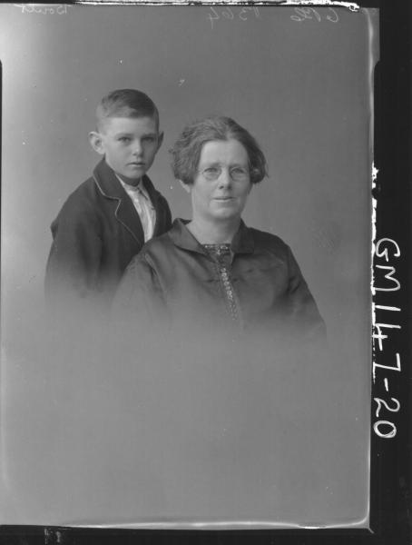 Portrait of woman and boy 'Boult'