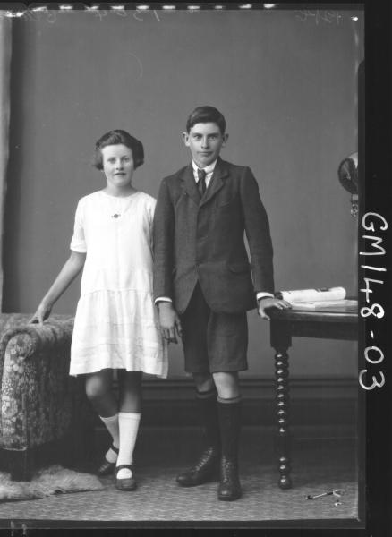 Portrait of boy and girl 'Beaton'