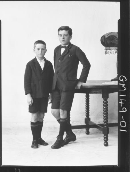 Portrait of two boys 'Boyland'