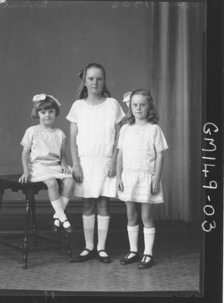Portrait of three children 'Boyland'