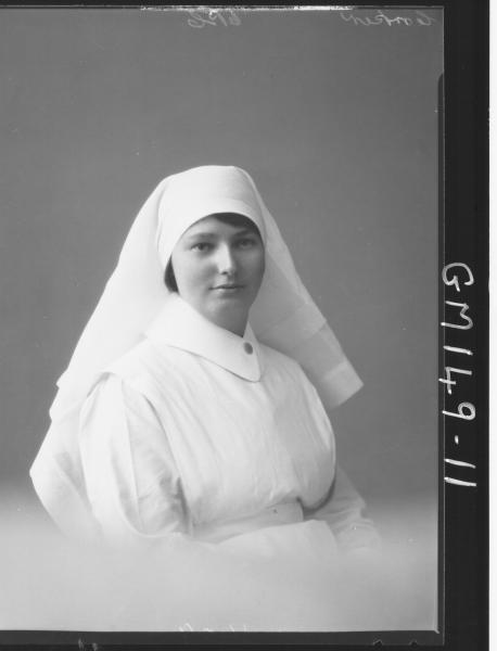 Portrait of Nurse 'Corker'
