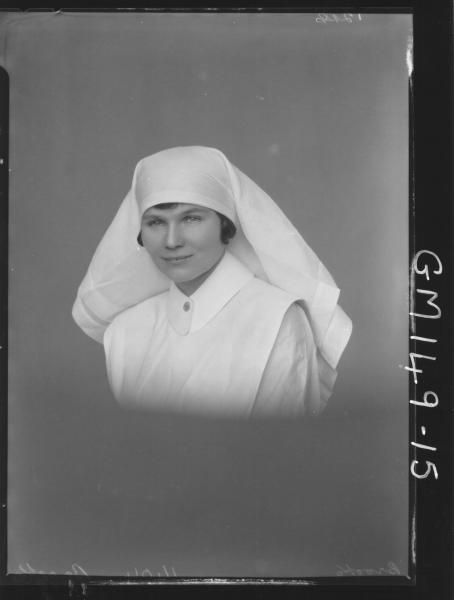 Portrait of Nurse 'Brooks'