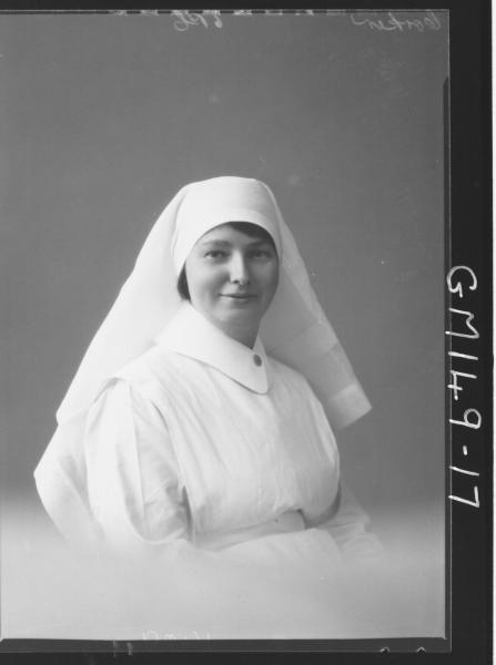 Portrait of Nurse 'Corker'