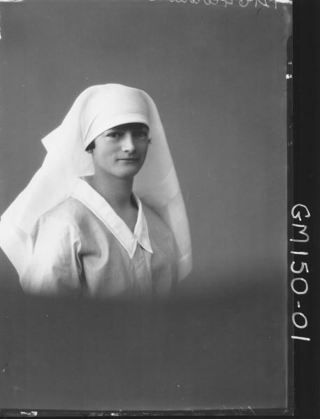 Portrait of Nurse 'Fleming'