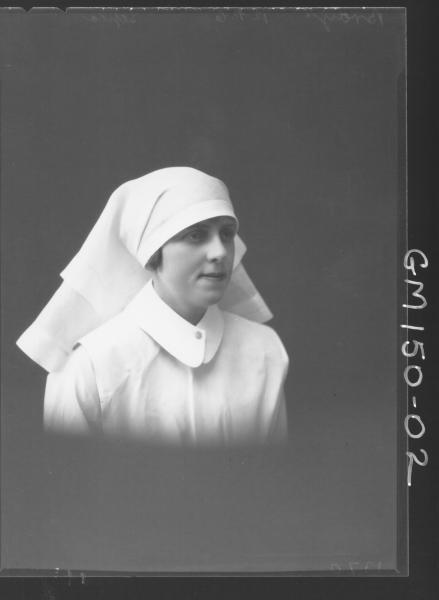 Portrait of Nurse 'Bray'