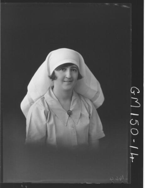 Portrait of Nurse 'Mathews'