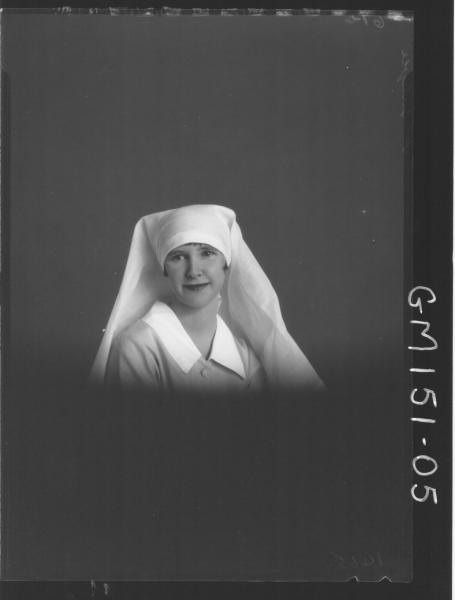 Portrait of Nurse 'McIntyre'