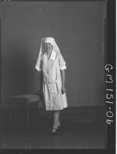 Portrait of Nurse 'McIntyre'