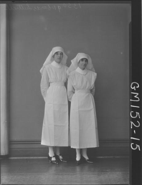 Portrait of two Nurses 'Luttrell'