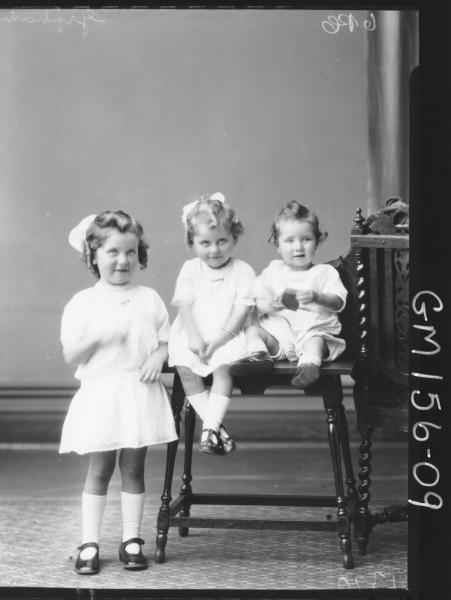 Portrait of three children 'Graham'