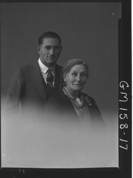 Portrait of man and woman 'Brown'