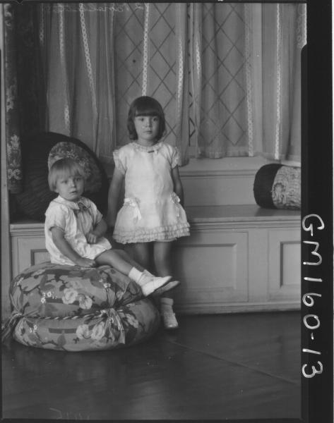 Portrait of two children 'Carrol'