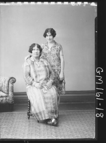 Portrait of two women 'Carrol'