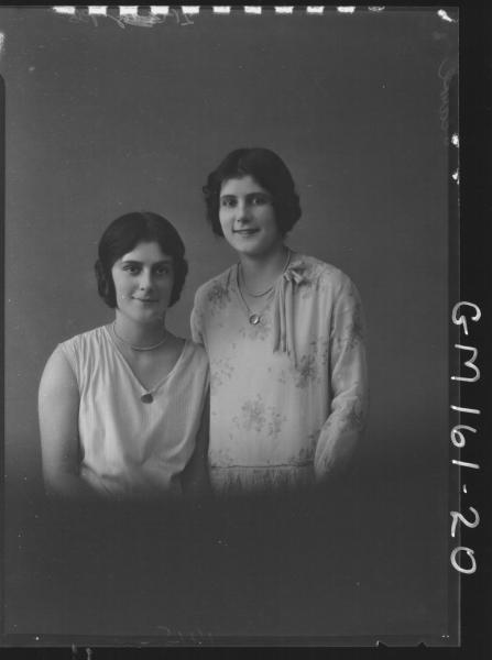 Portrait of two women 'Clarke'