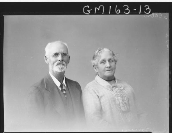 Portrait of man and women 'Borrett'