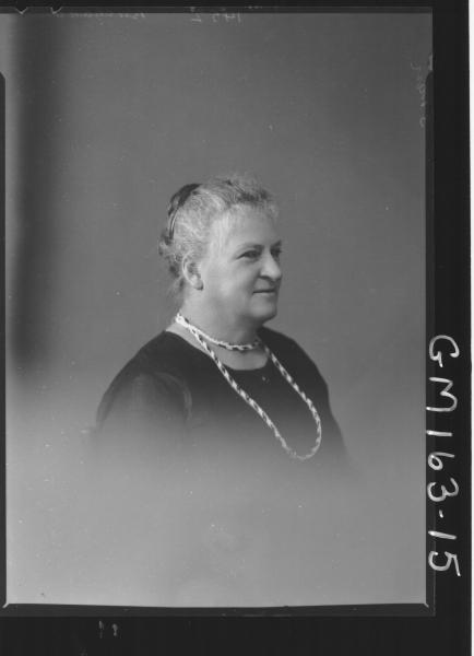 Portrait of woman 'Buchanan'