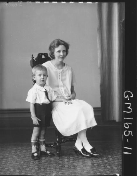 Portrait of woman and child 'Cecil'