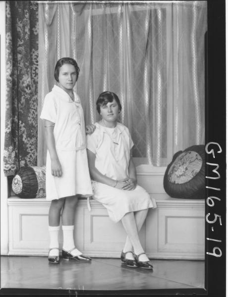 Portrait of two girls 'Chelkovich'