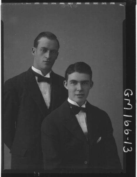 Portrait of two men 'Watson'