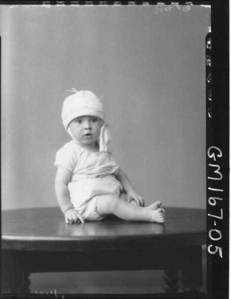 Portrait of baby 'Allan'