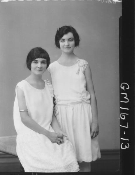 Portrait of two women 'Blacker'