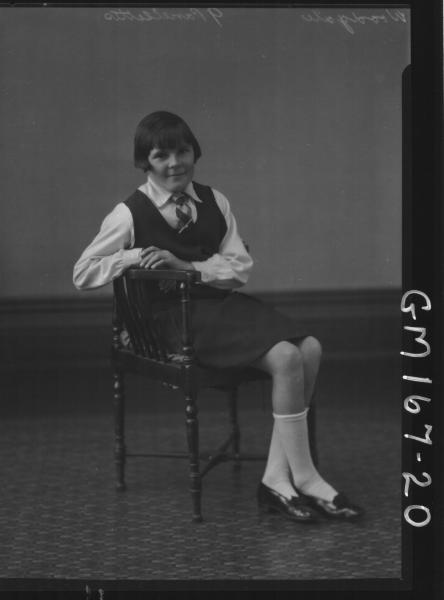 Portrait of girl 'Woodgate'